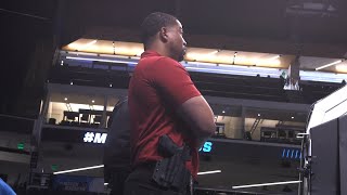 After receiving threats, Alabama&#39;s Brandon Miller accompanied by armed guard at NCAA Tournament