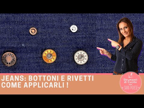 Video: Come Rivettare I Bottoni