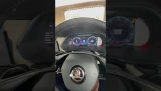 Skoda Octavia 2021  Has Amazing Instrumentcluster With Animation  shorts skodaoctavia fasbeam