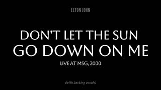Elton John - Dont Let The Sun Go Down On Me  (with backing vocals) - Karaoke Nopales