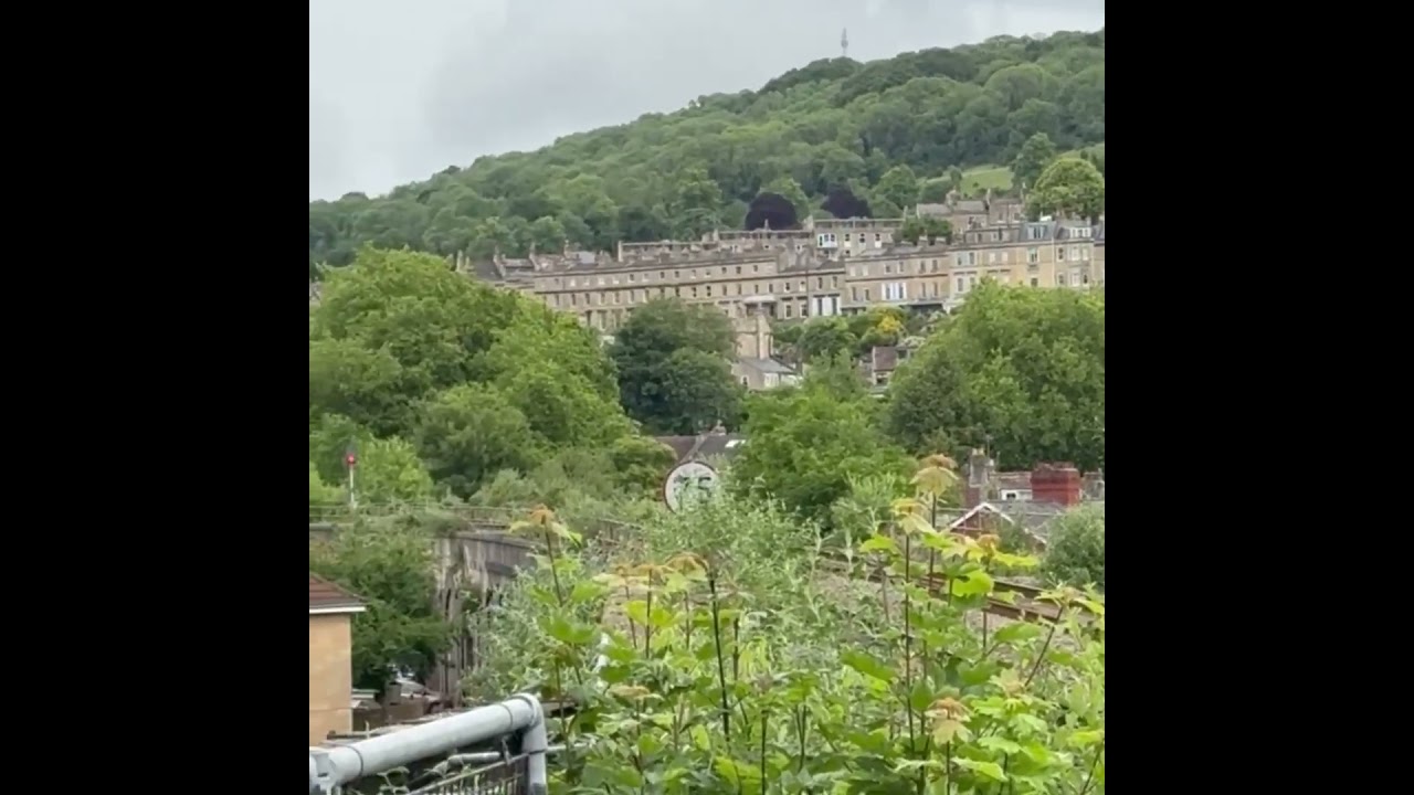 Bath viewed form Platform 2 of Bath Spa Railway Station