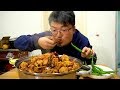 一次做5斤火锅鸡，大sao抓一把青辣椒配着吃，火锅汤拌饭太爽了！【徐大sao】