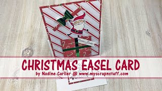 Christmas Santa Easel Card