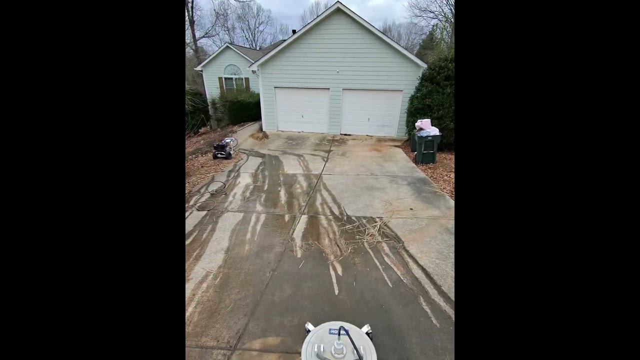 Pressure washing 