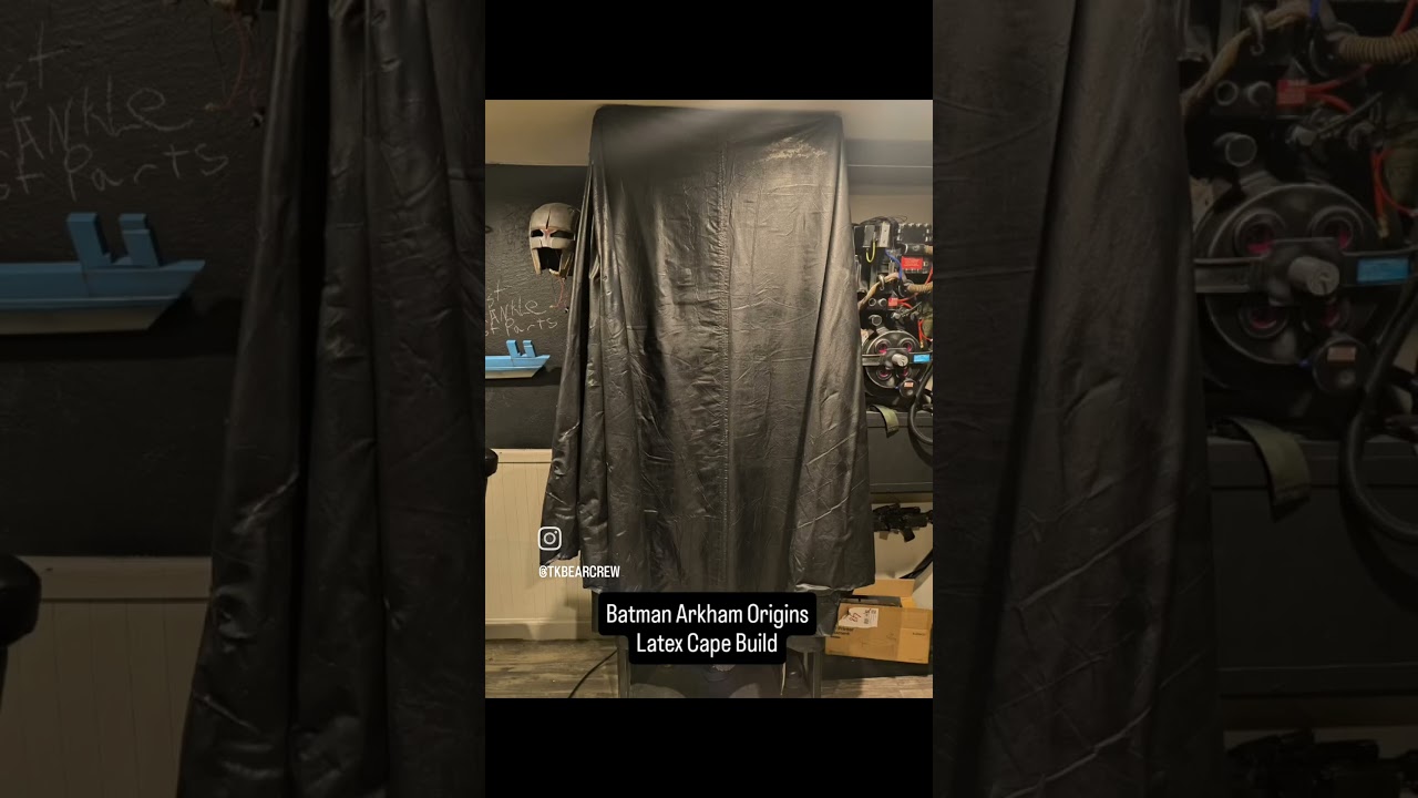 Batman Latex Cape Build