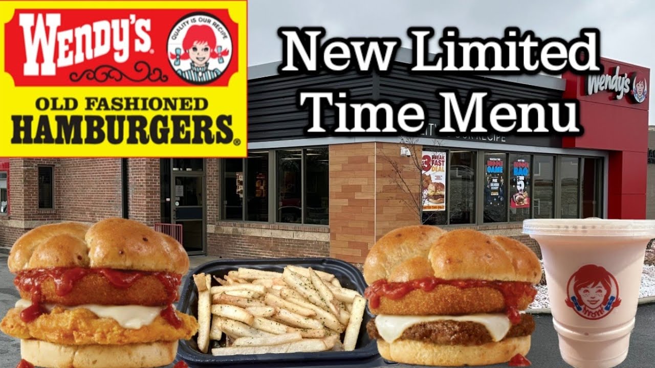 Wendy's New Italian Mozzarella Limited Time Menu With Garlic Fries