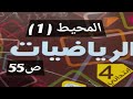 المحيط 1 صفحة 55 من الكتاب المدرسي السنة الرابعة إبتدائي 