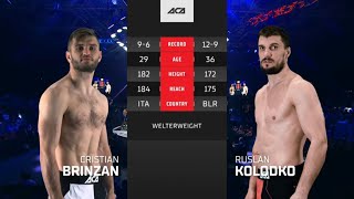 Кристиан Бринзан vs. Руслан Колодко | Cristian Brinzan vs. Ruslan Kolodko | ACA 155