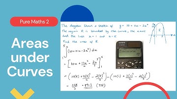 Oppervlakten onder curven (Edexcel IAL P2 8.2)