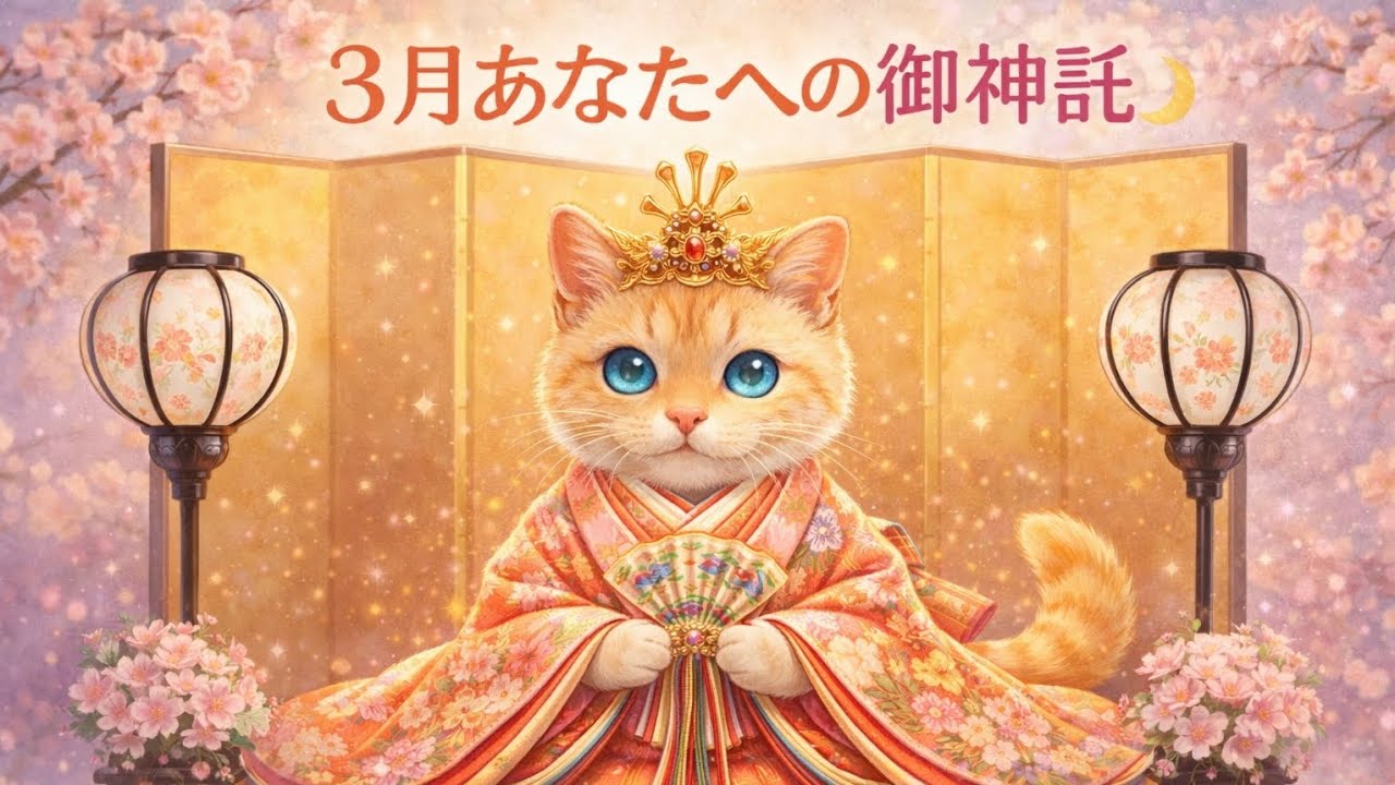 3月あなたへの御神託✴️シンクロニシティを感じる高波動タロット占い