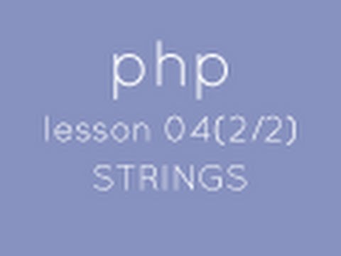 php with mysql lesson 04 strings concatenation part(2/2)