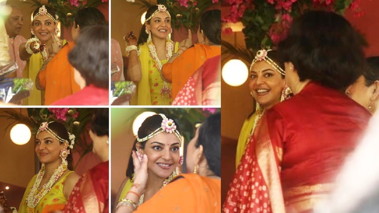 Kajal Aggarwal EXCLUSIVE Video At Her Haldi Ceremony || Gautam Kitchlu || NSE