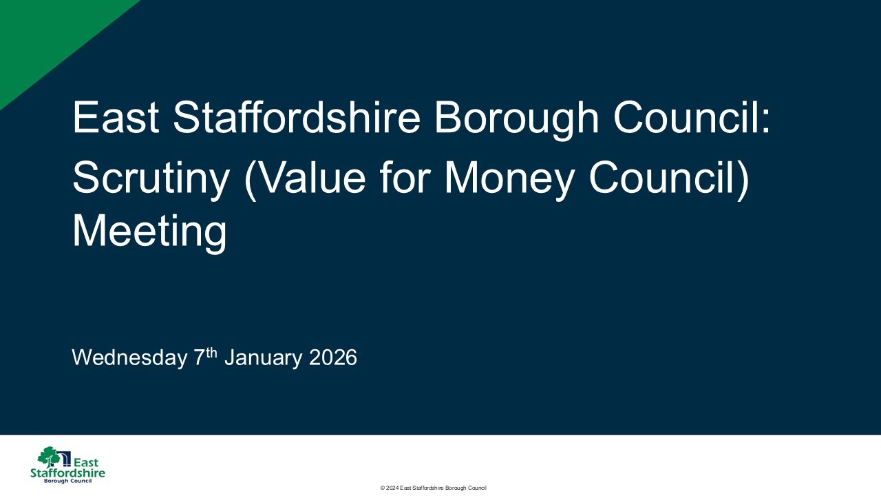 Scrutiny (Value for Money Council) Committee Meeting | 7th January 2026