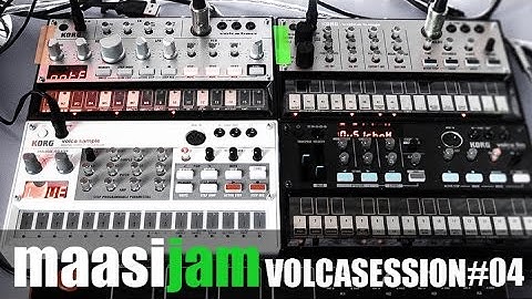 Volca Bass / Keys / Sample / FM, Ambient improvisation - maasijam volcasession #04