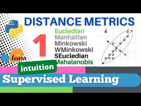 #68: Scikit-learn 65:Supervised Learning 43: Distance metrics (1/3)
