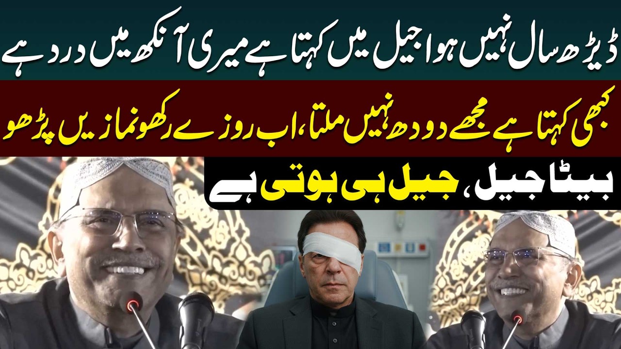 Beta Jail Jail hi Hoti Hai | President Asif Ali Zardari's Comments on Imran Khan | Public News