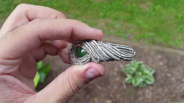 "Strata"--custom wire wrapped bracelet by Alan Sturm