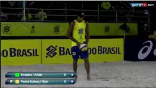 BeachVolley Brasi 2017-ANDRE/EVANDRO vs GUTO/PEDRO-SEMIFINALS-ARACAJU OPEN BeachVolley Brasil