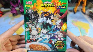 僕のヒーローアカデミア カレー ポーク中辛　シール開梱