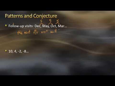 Patterns and Conjecture - YouTube