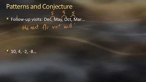 Patterns and Conjecture