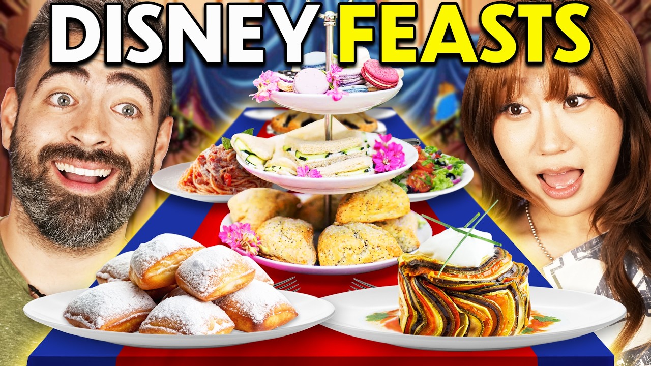 Ultimate Disney Food Challenge! (ft. Santi From The Food Theorists!)