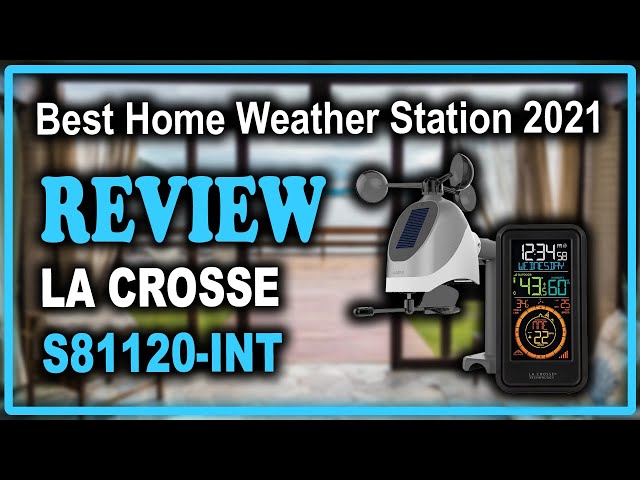 La Crosse S81120 Wireless Weather Station with Wind Temperature and Humidity