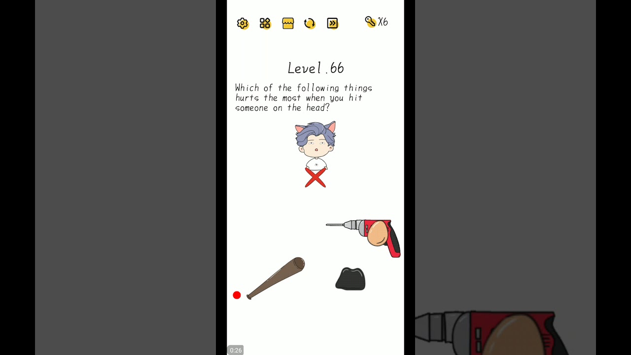 SUPER BRAIN LEVEL 66 ANSWERS SUPER BRAIN WHICH OF THE FOLLOWING THINGS HURTS THE MOST WHEN YOU HIT S