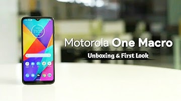 Moto One Macro Unboxing and First Look in hindi  #MotorolaOnemacro