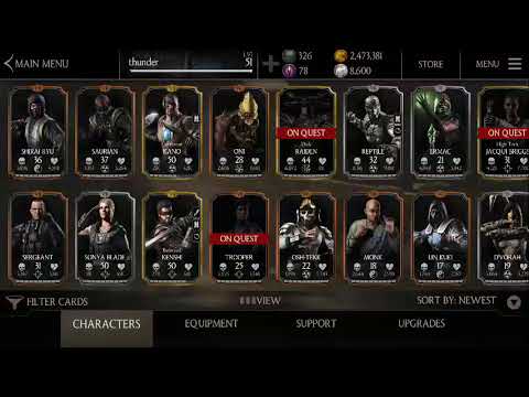 MKX BATTLE MODE FINAL TOWER LAST FIGHT.. BEST MKX GOLD CHARACTERS