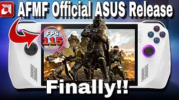 Asus Rog Ally AMD Fluid Motion Frames Official Release!