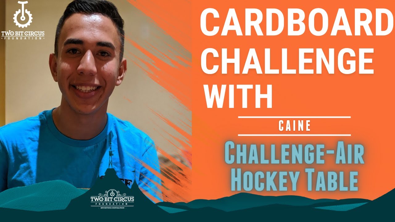 Caine Monroy Builds A Cardboard Air Hockey Table YouTube