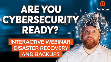 [Webinar] Disaster Recovery and Backups