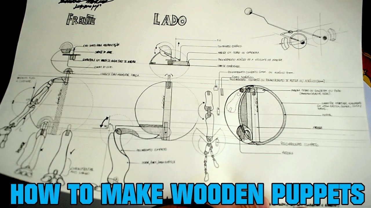 HOW TO MAKE WOODEN PUPPETS The best in the world PART 1