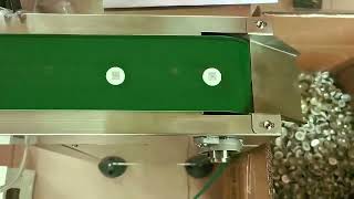 Flying UV laser marking machine print QRcode on Plastic bottle caps with fast high speed coding