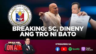 BREAKING: KORTE SUPREMA, DINENY ANG TRO NI BATO LABAN SA ICC ARREST | DMOA Special Coverage