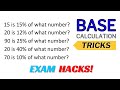 Base calculation tricks  exam hacks