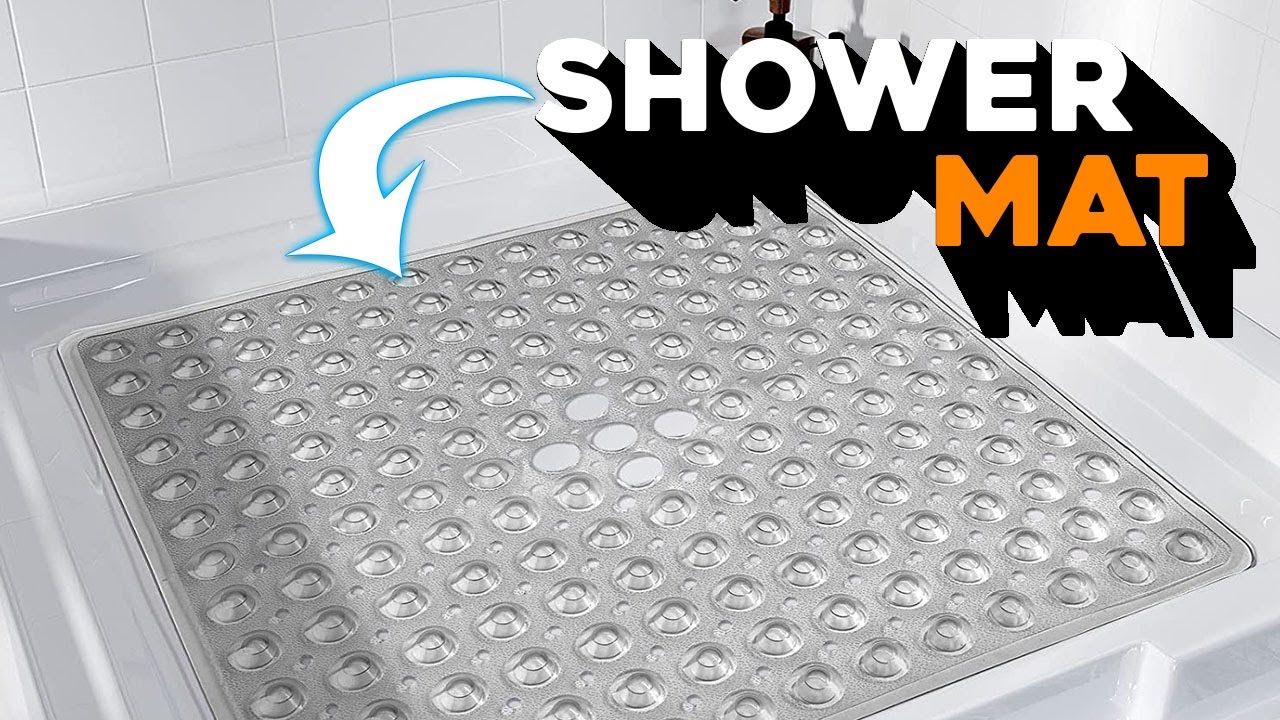 Square Shower Mat Extra Large Non Slip Mat For Elderly & Kids Bathroom  Products