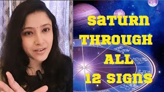 Saturn through all 12 signs in D1 and D9 | Your karma, yr career in this life | Challenges & goals