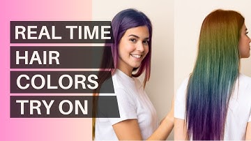 Real-time 360° Hair Colors Try-On | Virtual Hair Color Try On | Hair Color Technique and Simulator