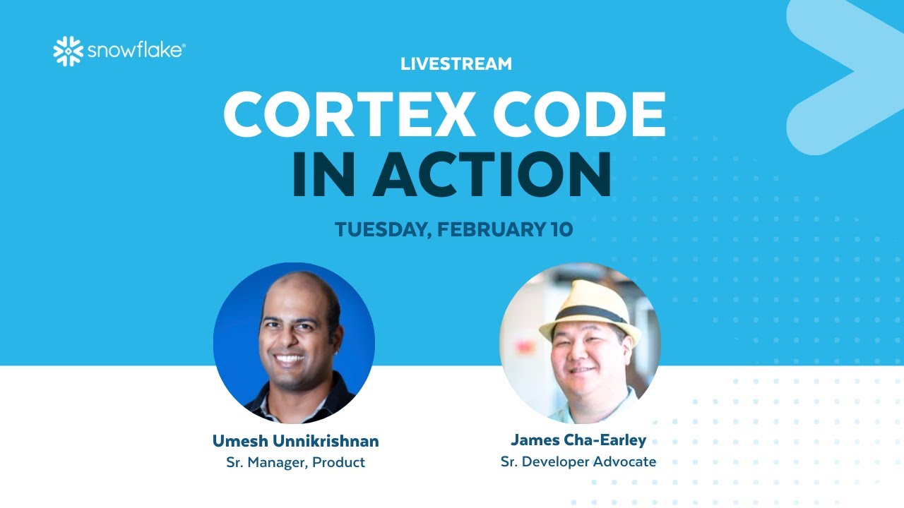 [LIVE] Cortex Code in Aktion: Live-Demos + AMA