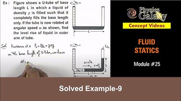 Class 11 Physics | Fluid Statics | #25 Solved Example-9 on Fluid Statics | For JEE & NEET