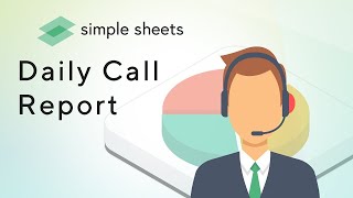 Daily Call Report Excel Template Step-by-Step Video Tutorial by Simple Sheets screenshot 1