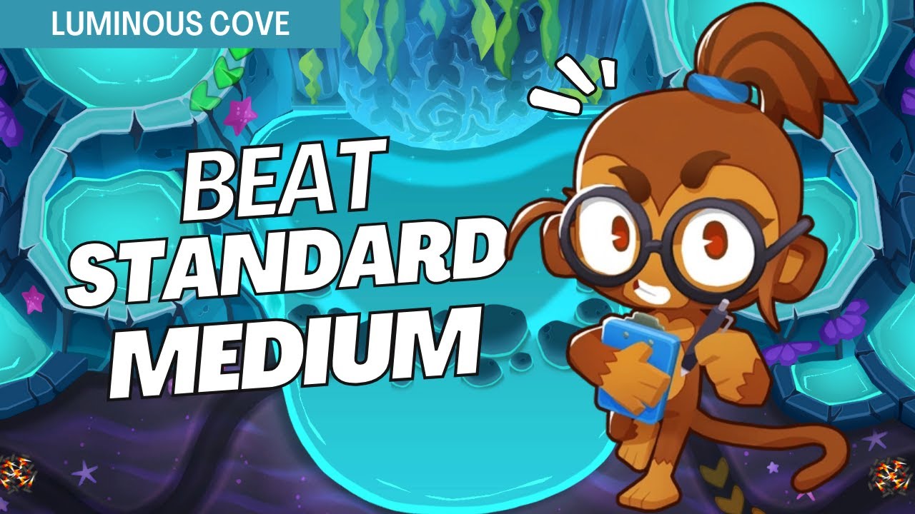 How to Beat Standard (Medium) on Luminous Cove - BTD6 Strategy