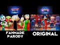SPACE JAM 2 and NICKTOONS Parody Side-By-Side Comparison