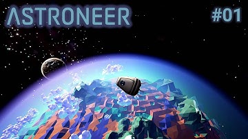 Building a VEHICLE | Exploring a 💀 Crashed SPACESHIP | Observing a Sandstorm - 👾 Astroneer 1