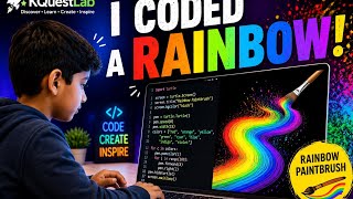 I Built a Rainbow Paintbrush with Code 🌈🎨 | Creative Coding Project