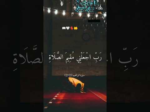 ر ب اج ع ل ن ي م ق يم الص ل اة و م ن ذ ر ي ت ي خالد الجليل Shorts 