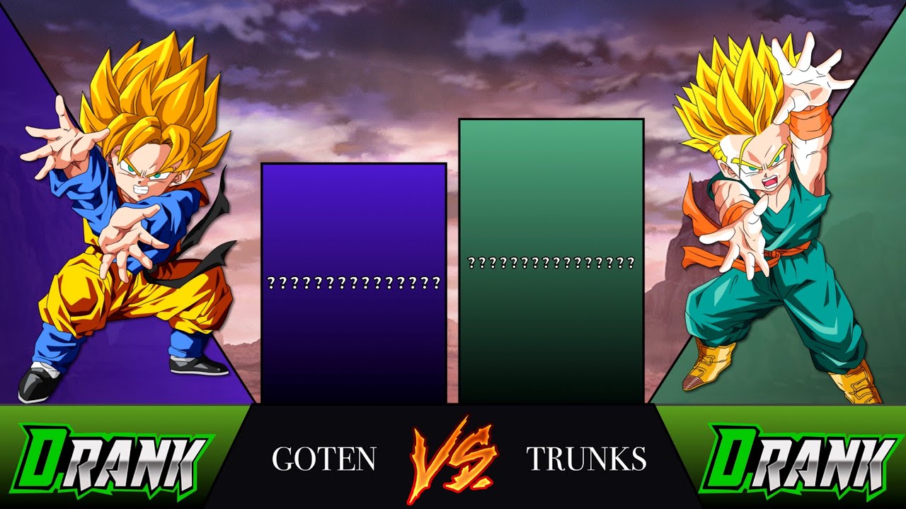 GOTEN vs TRUNKS Power Levels 🔥 | Dragon Ball Z/ GT / SUPER | Saiyan Level