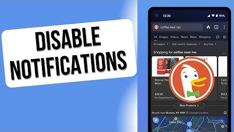How to Disable Notifications in DuckDuckGo 2025?